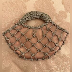 Aldo Metallic Beaded Clutch limited edition Wicked